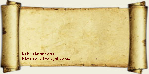 Hana Kovačević vizit kartica